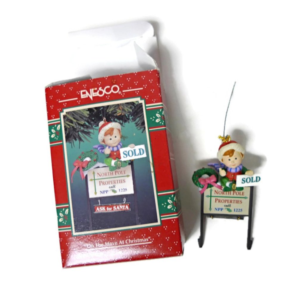 1995 On the Move at Christmas Enesco ornament